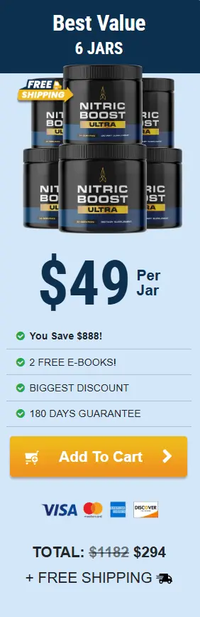 6 bottles nitric boost ultra