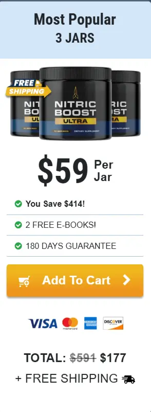  3 bottles nitric boost ultra